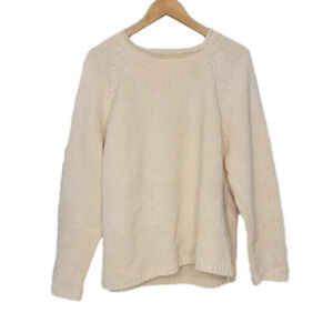 Vintage High Neck Long Sleeve Pale Sweater